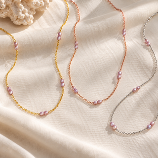 Pink Keshi Pearl Choker