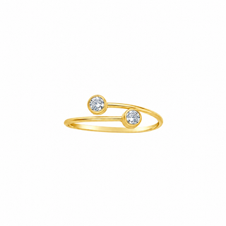 Bypass Bezel CZ Ring
