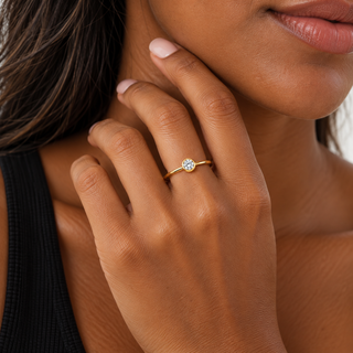 Bezel CZ Ring