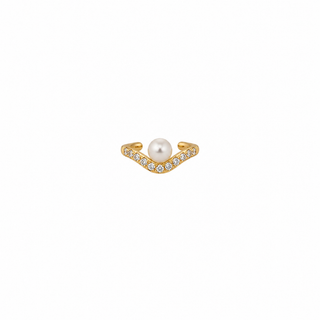 White Pearl Ear Cuff