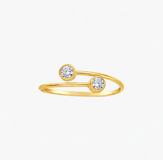 Bypass Bezel CZ Ring