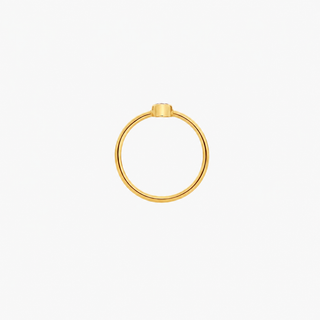 Bezel CZ Ring