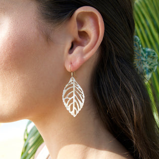 Tropical Leaf Earring