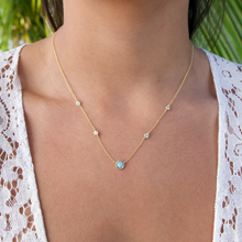 Load image into Gallery viewer, Halo Rainbow Necklace