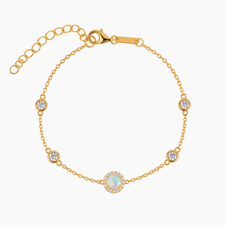 Halo Opal Bracelet