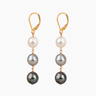 Ombré Koi Tahitian Pearl Earring