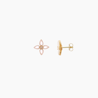 Venetian Mother of Pearl Stud Earring