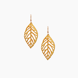 Gold Leaf Earring
