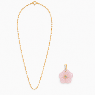 Long Hibiscus Flower Necklace