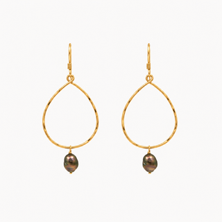Jordan Tahitian Keshi Pearl Teardrop Earrings