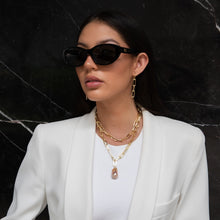 Load image into Gallery viewer, Luxe Links Long Flameball Pearl Necklace