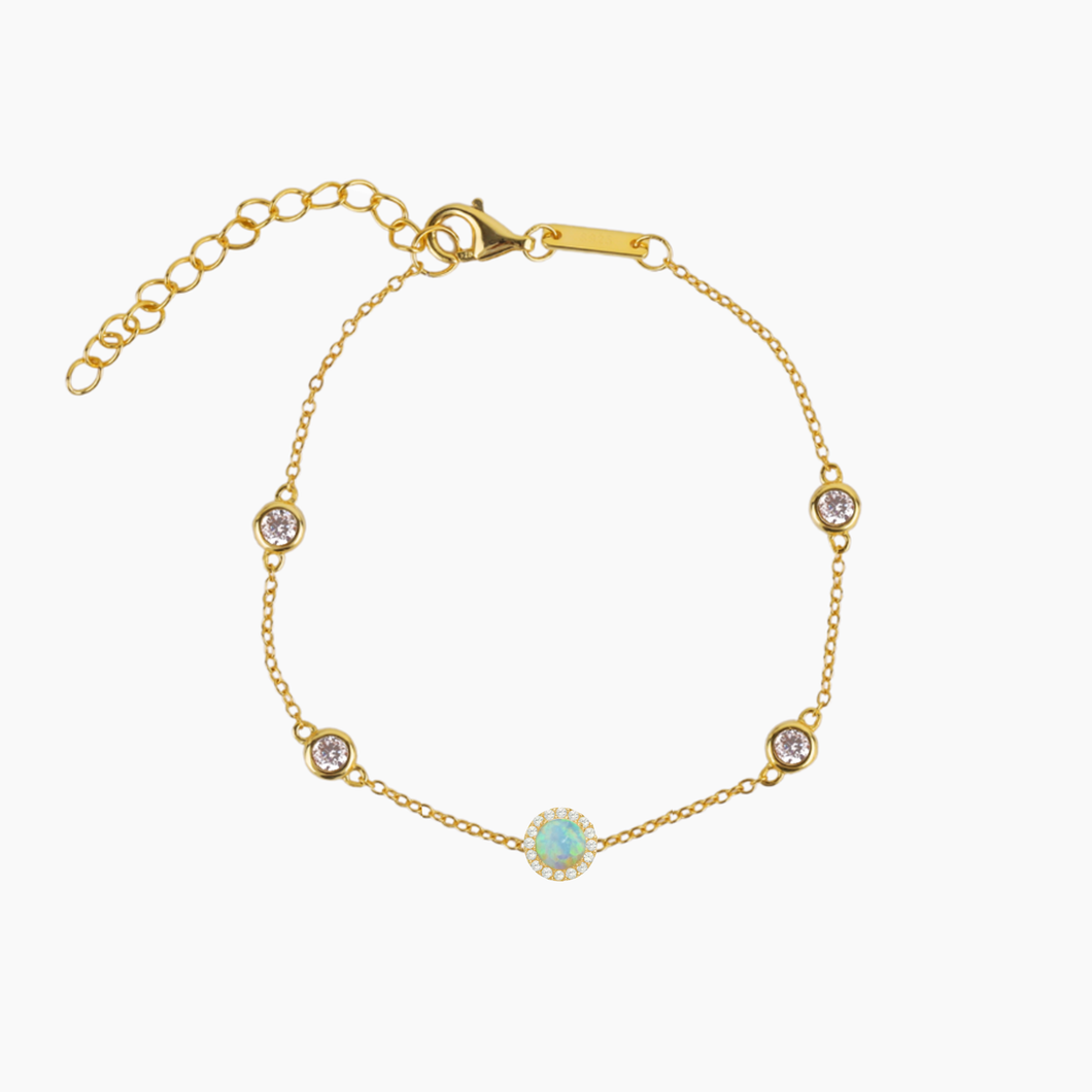 Halo Opal Bracelet