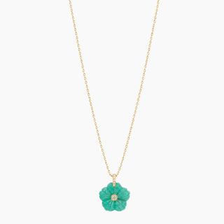 Long Hibiscus Flower Necklace