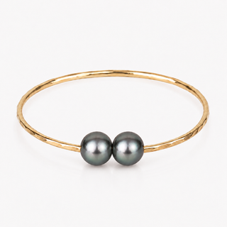 Double Tahitian Pearl Bangle