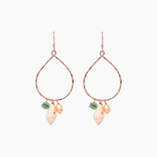 Rosewood Shell Earrings