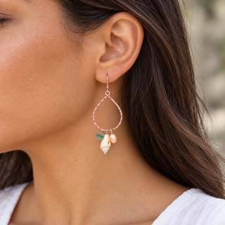 Rosewood Shell Earrings