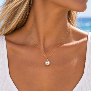 Island White Pearl Necklace
