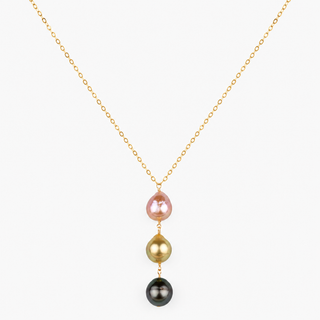 Ekolu Anuenue Y Pearl Necklace