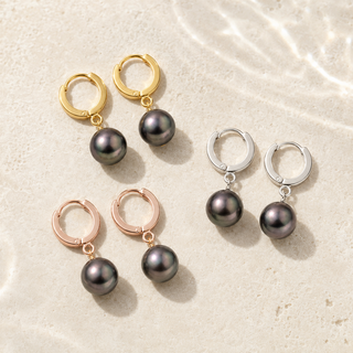 Tahitian Pearl Huggies