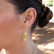 Load image into Gallery viewer, Triple Rose Earrings