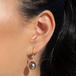 Lakota Tahitian Pearl Earrings