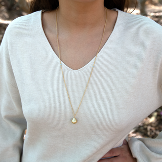 Lena Golden South Sea Pearl Necklace