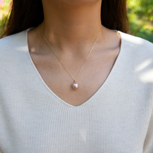 Load image into Gallery viewer, Cleo Diamond Pearl Necklace