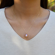Load image into Gallery viewer, Gigi Diamond Pearl Necklace