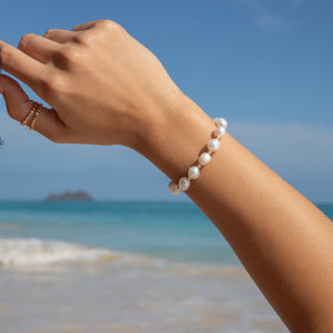 Blair White Pearl Bracelet