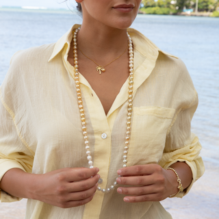 Hema Ombré Golden South Sea Pearl Strand