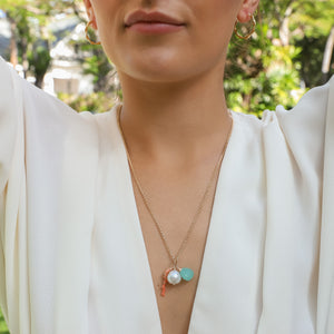 Seafoam Coral Necklace