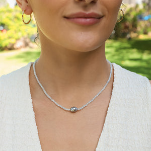 Aili Tahitian Keshi Pearl Necklace