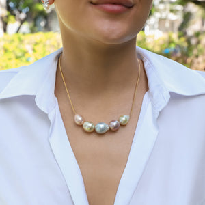 Queen Pastel Pearl Necklace