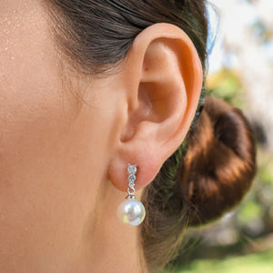 Nicole Drop Pearl Earring