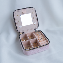 Load image into Gallery viewer, Pink Jewelry Travel Case