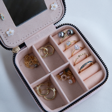 Load image into Gallery viewer, Pink Jewelry Travel Case