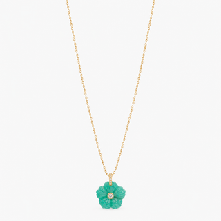 Long Hibiscus Flower Necklace