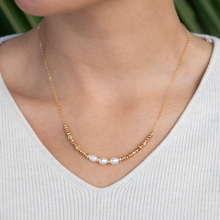画像をギャラリービューアに読み込む, Maren White Keshi Pearl Necklace