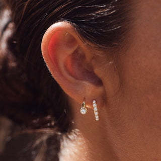 Aurora Pearl Hoops