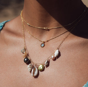 Celestial Sky Blue Topaz Necklace