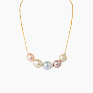 Queen Pastel Pearl Necklace