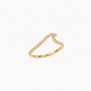 Diamond Wave Ring