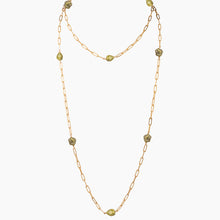 Load image into Gallery viewer, Michelle Pistachio Keshi Pearl Necklace