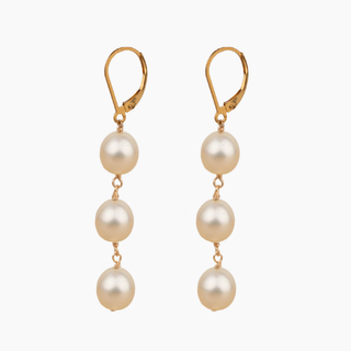 Porcelain Golden South Sea Koi Earring