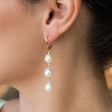 画像をギャラリービューアに読み込む, Porcelain Golden South Sea Koi Earring