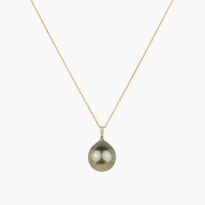 Harlow Diamond Pearl Necklace