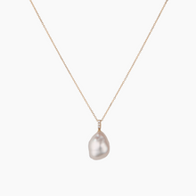 Load image into Gallery viewer, Mimi Keshi Pearl Diamond Necklace