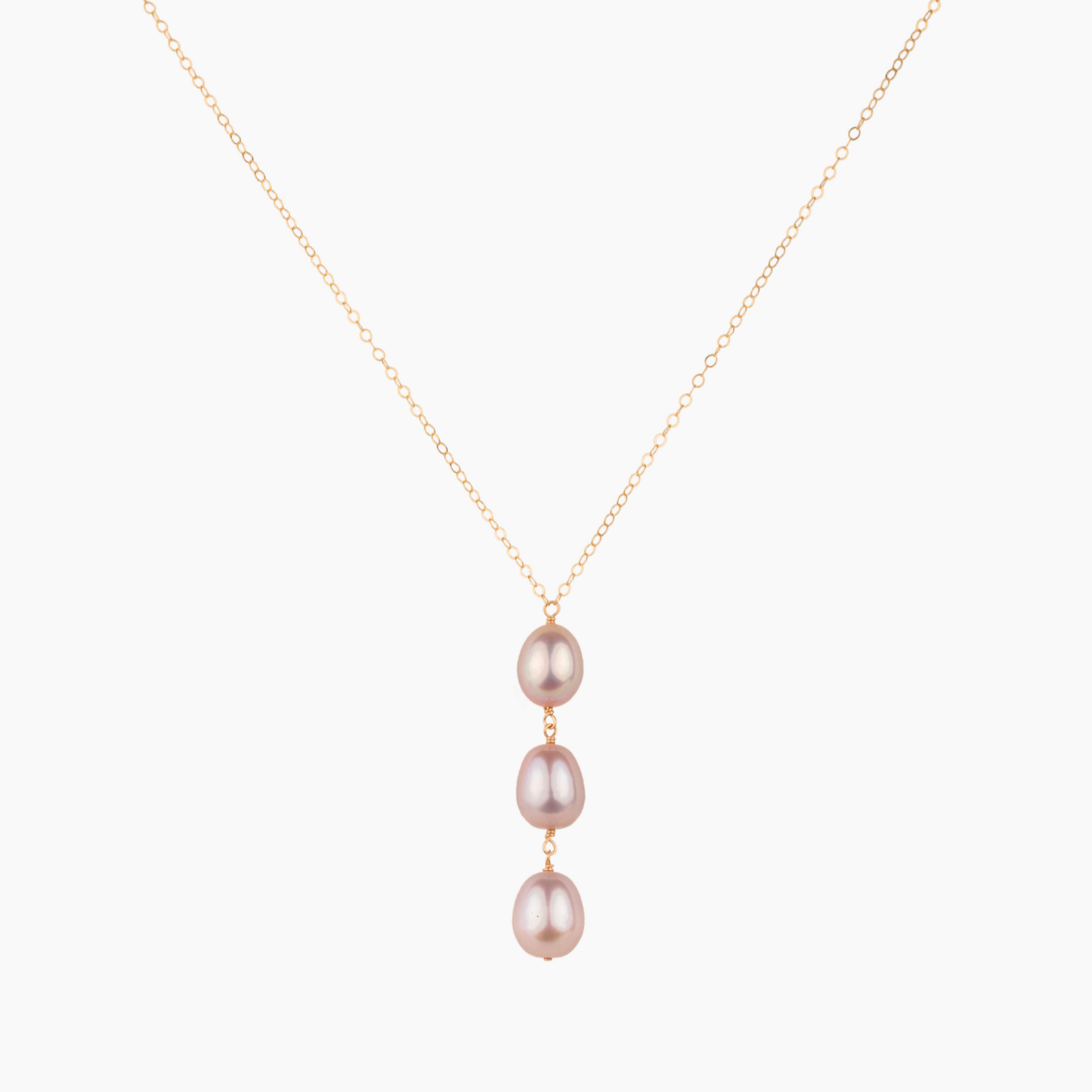 [韓国人気ジュエリー] nff cascade pearl necklace Pearl Necklaces
