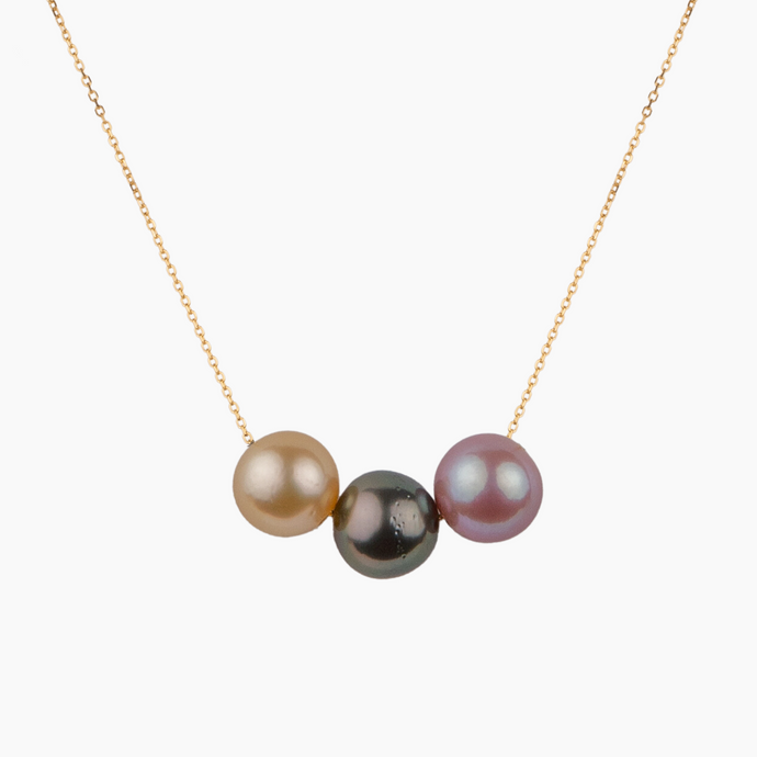 Anuenue Floating Pearl Necklace