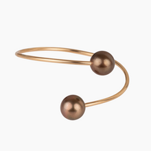Load image into Gallery viewer, Mocha Tahitian Pearl Cuff